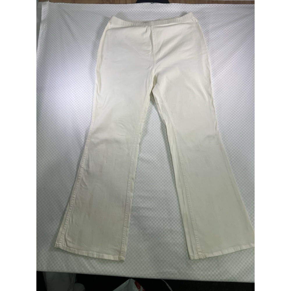 Vintage Pants Large Women's 1990's Metro Style‎ Wide Leg Cotton/spandex